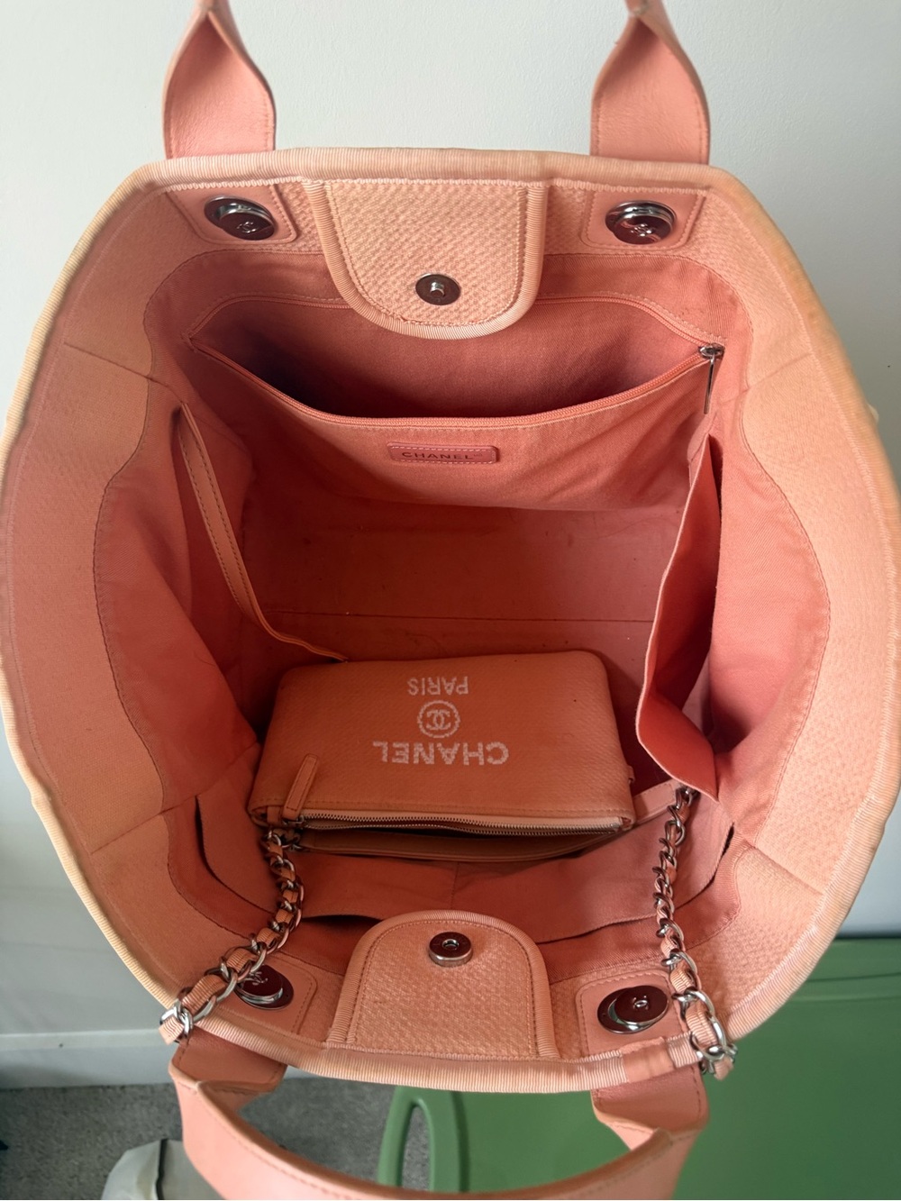 Canvas Deauville Tote Bag - Picture 5 of 8